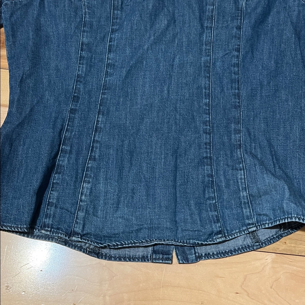 Scapa Women's Denim Button Down Shirt - Picture 13 of 17